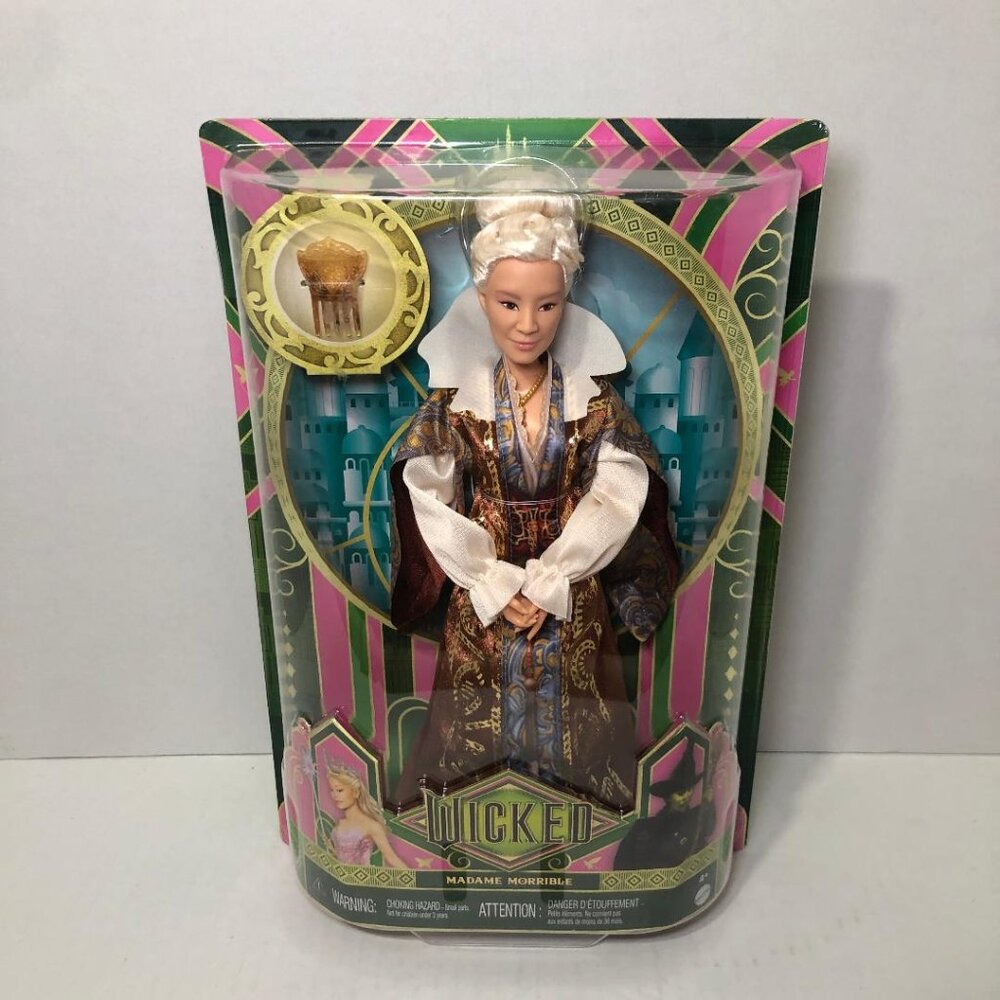 New Matel Wizard of Oz Wicked Movie Madame Morrible 12-Inch Fashion Doll Figure